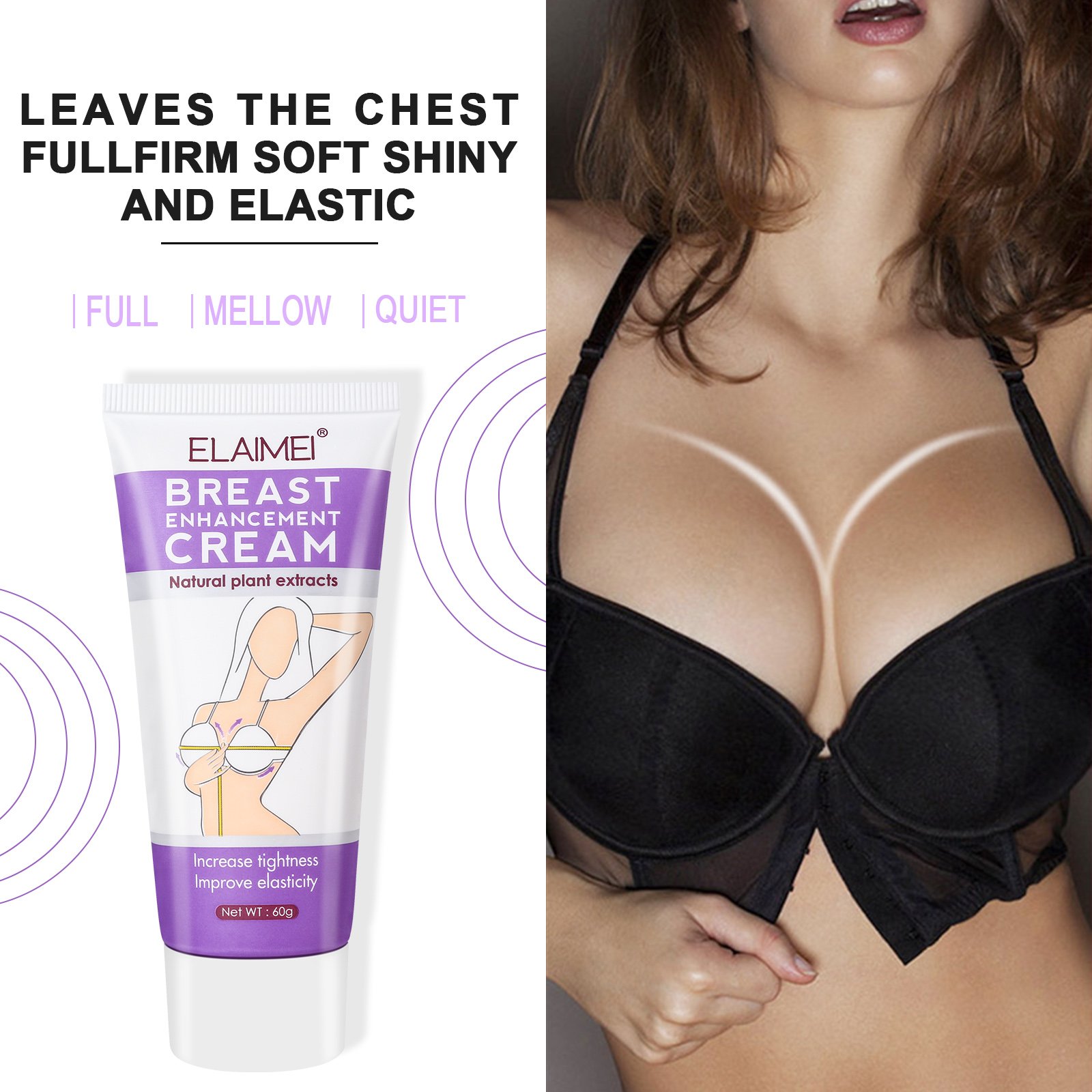 OEM OBM Natural Herbal Ingredients Hip Lift up Cream Sexy Body Massage Oil for Women Anti Pcs Feature Form