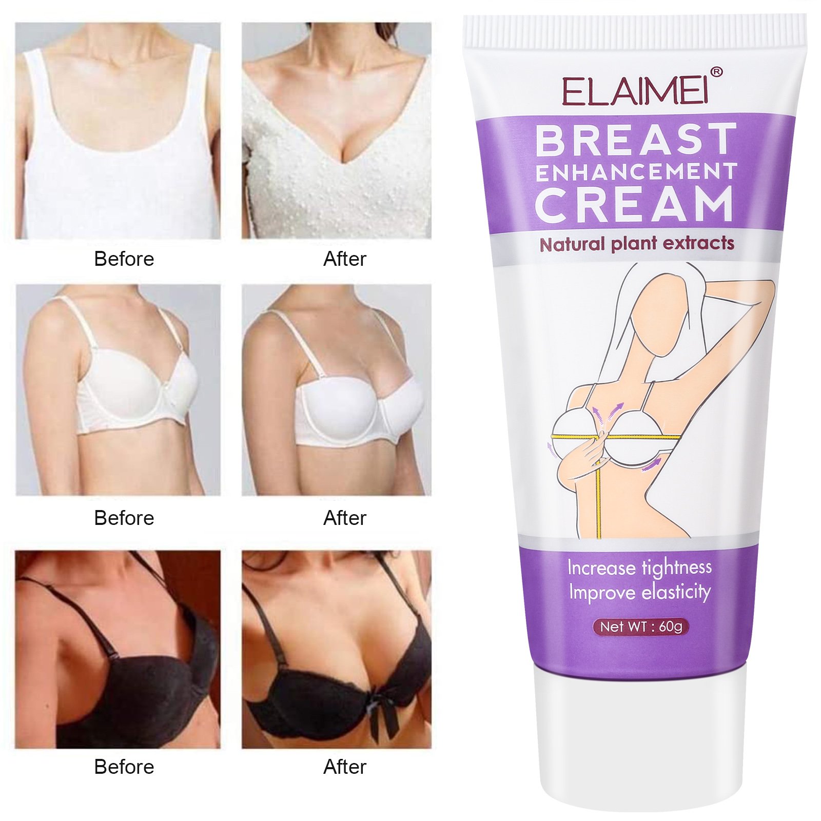 OEM OBM Natural Herbal Ingredients Hip Lift up Cream Sexy Body Massage Oil for Women Anti Pcs Feature Form