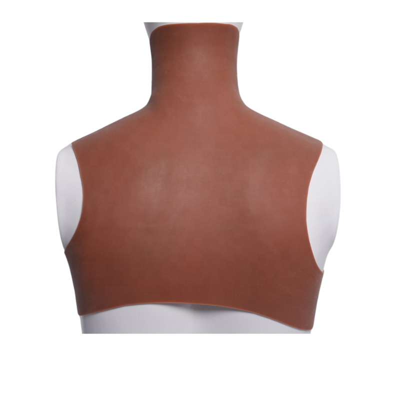 Brown Color E Cup Breast Prosthetics Silicone Boobs Crossdressers Realistic Nipple Cover Bra for tansgender