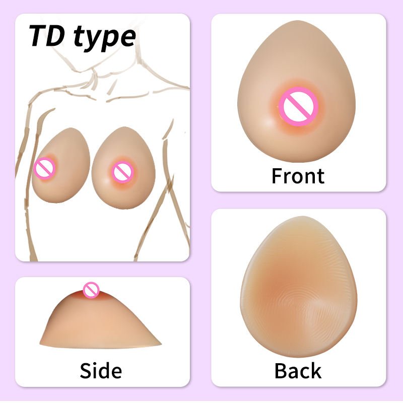 Realistic Big Tits Silicon Breast Forms Artificial Breast Prosthesis Fake Boobs