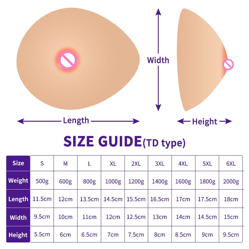 Realistic Big Tits Silicon Breast Forms Artificial Breast Prosthesis Fake Boobs