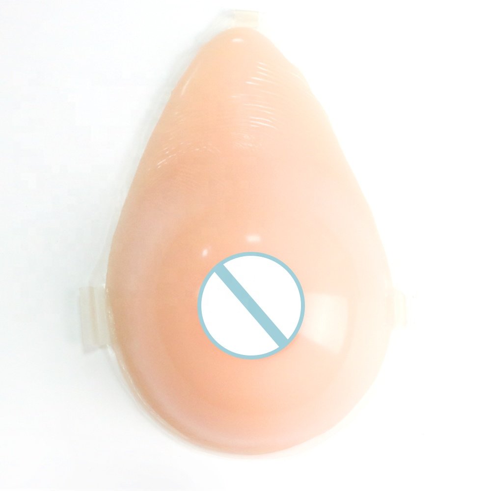 Artificial Women Sexy Nude Teardrop Shape Silicone Boobs Transgender Drag Queen Fake Breast Form