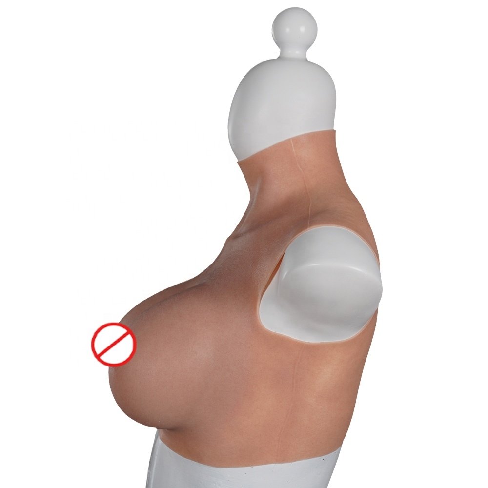 Factory Direct Supply Realistic Silicone Breast Fake Boobs Chest Form For Cosplay Lady Artificial Silicon Chest