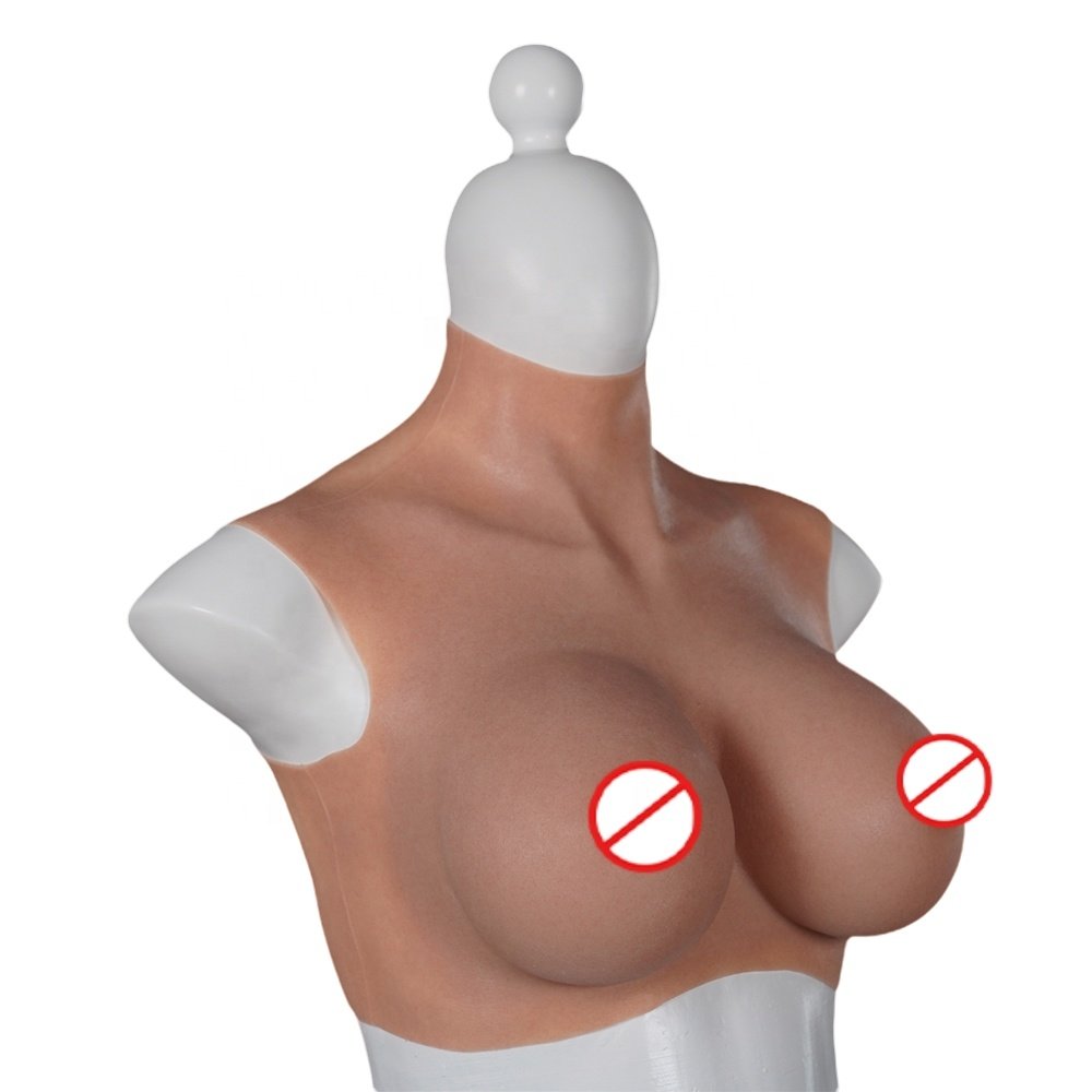 Factory Direct Supply Realistic Silicone Breast Fake Boobs Chest Form For Cosplay Lady Artificial Silicon Chest