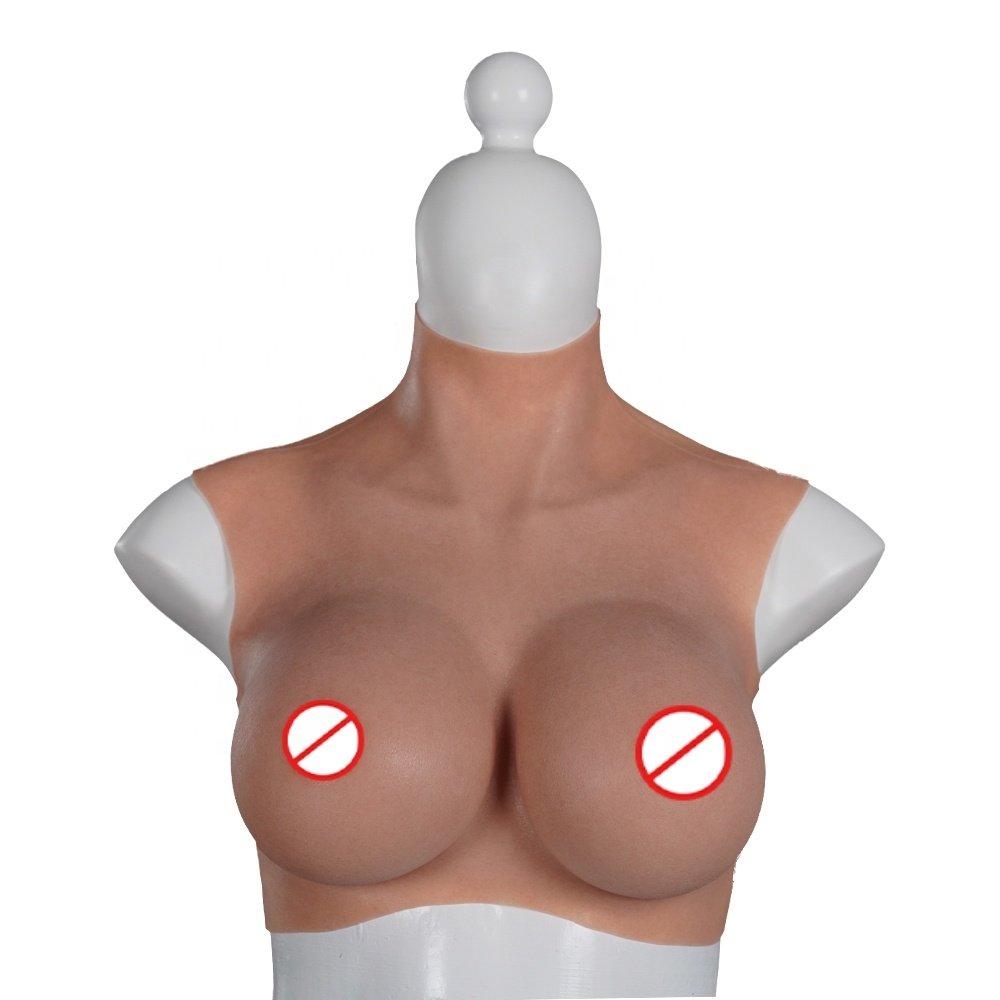 Factory Direct Supply Realistic Silicone Breast Fake Boobs Chest Form For Cosplay Lady Artificial Silicon Chest