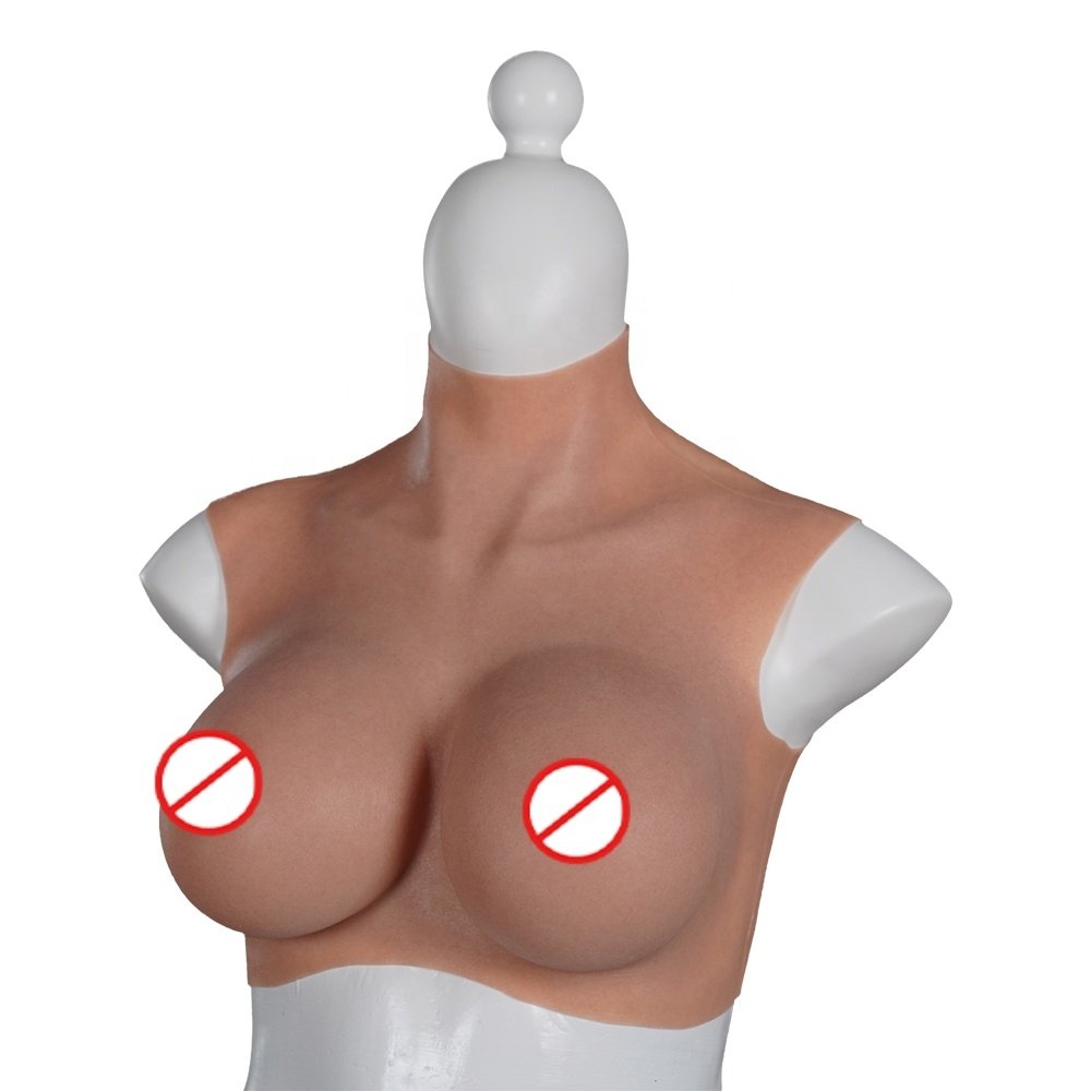 Factory Direct Supply Realistic Silicone Breast Fake Boobs Chest Form For Cosplay Lady Artificial Silicon Chest