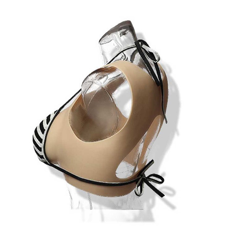 URCHOICE Men to women Silicone breast form Crossdresser Transvestite Drag Queen Cosplay backless fake boobs