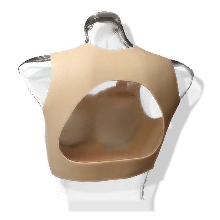 URCHOICE Men to women Silicone breast form Crossdresser Transvestite Drag Queen Cosplay backless fake boobs