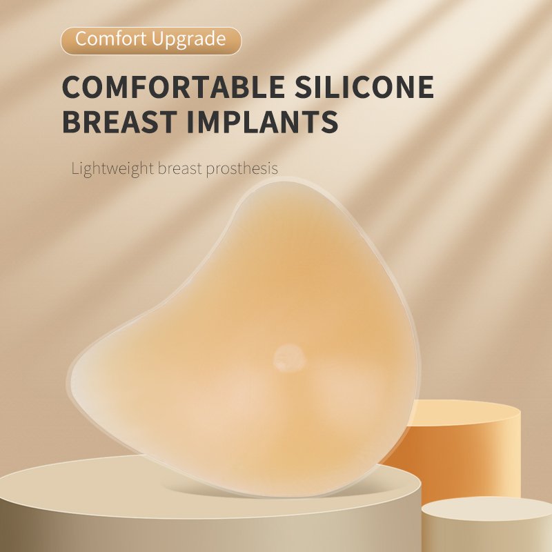 Mastectomy breast prosthesis Soft comfortable tear drop suction silicone breast crossdress forms
