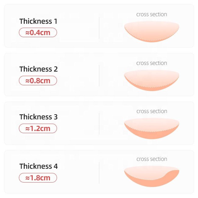 Invisible Bra Sticky Adhesive Silicone Strapless Push Up Bra Lingerie Underwear Accessories Adhesive Bra For Lift Saggy Breasts