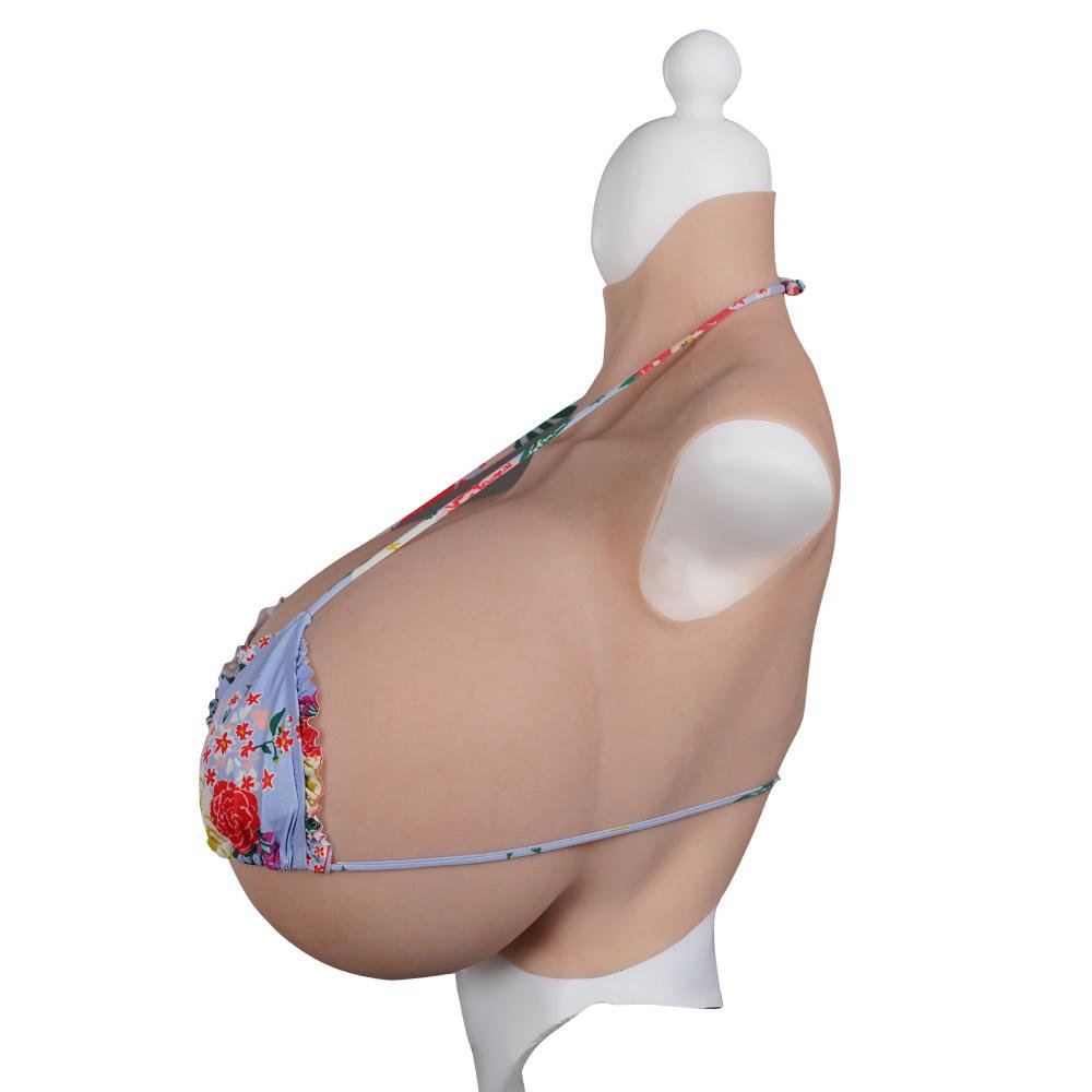 Z Cup Large Artificial Silicon Boobs with Big Tits Breast Prosthesis False Breast Plate for Ladyboy Boy to Girl Sissy Men