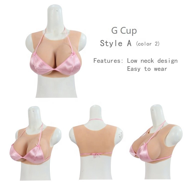 Silicone Breast Forms G Cup Breastplate Realistic Huge Boobs for Shemale Crossdresser Drag Queen