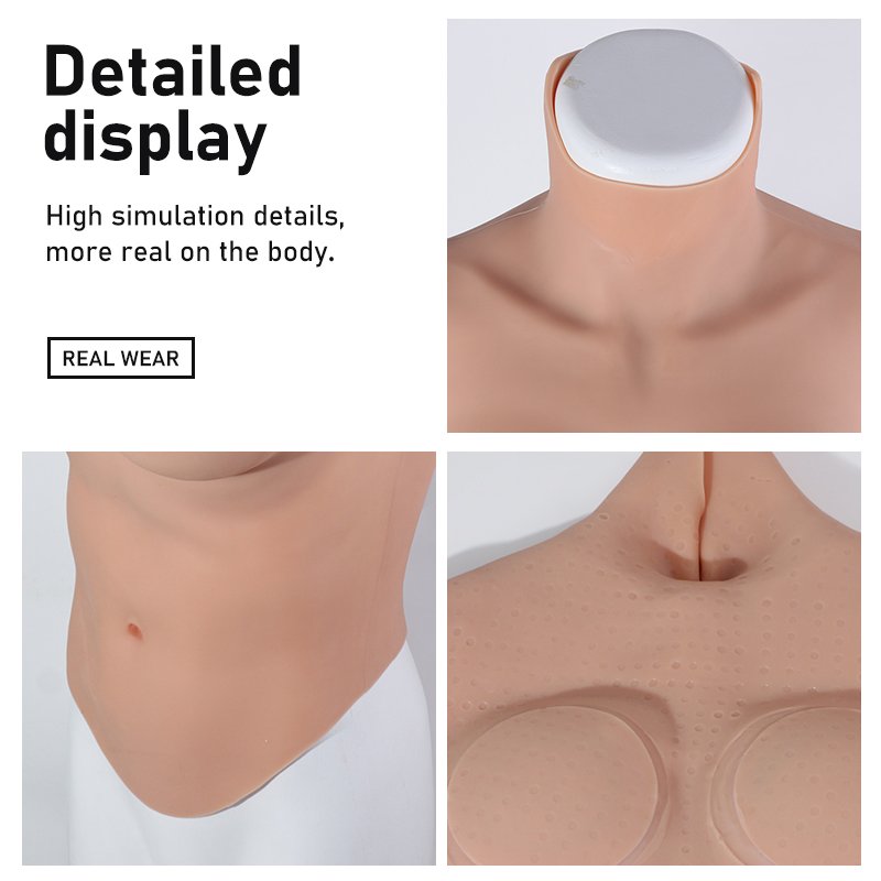 Silicone Breast Forms Cotton Filling for Crossdressers Breast Crossdresser Silicone boobs Transgender Cosplay Drag Queen