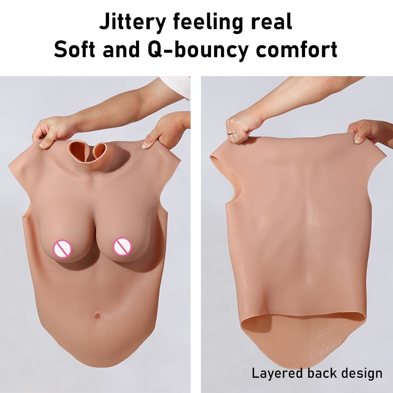 Silicone Breast Forms Cotton Filling for Crossdressers Breast Crossdresser Silicone boobs Transgender Cosplay Drag Queen