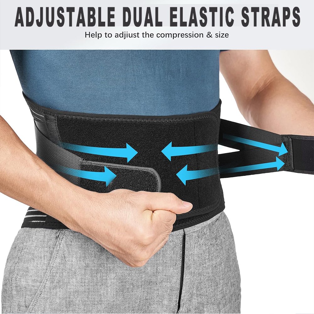 Waist Back Bretelles Pour Le Soulagement De La Douleur Dans Dos Respirant Waist Bretelles Pour Hommes/femmes Travail