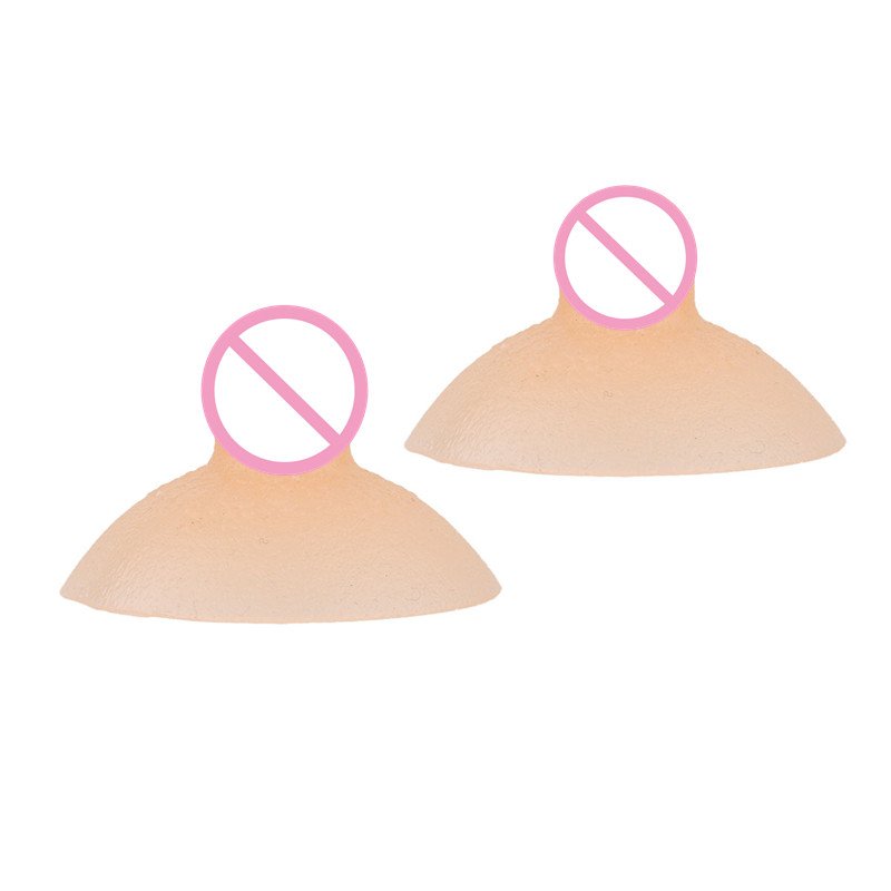 1 Pair Self-suction Washable Reusable Silicone Nipples For Breast Form Crossdresser Shemale Female Impersonator Cosplay