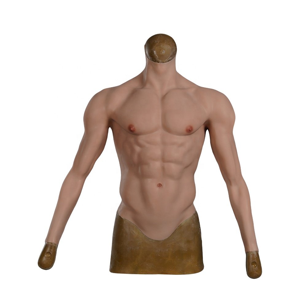 Silicone Realistic Muscles Vest Suit Full Body Type Artificial Muscle Enhancer Disguise Party Cosplayer Comfortable muscle suit