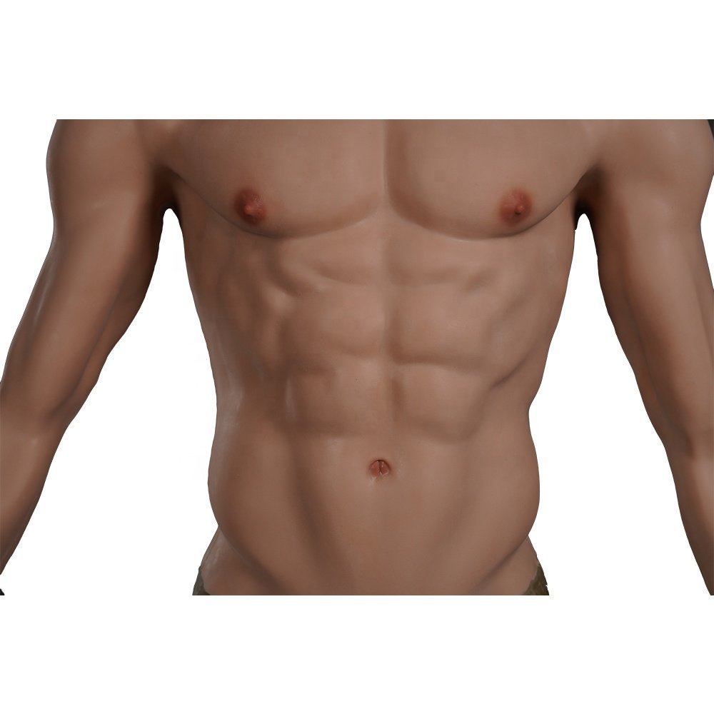 Silicone Realistic Muscles Vest Suit Full Body Type Artificial Muscle Enhancer Disguise Party Cosplayer Comfortable muscle suit
