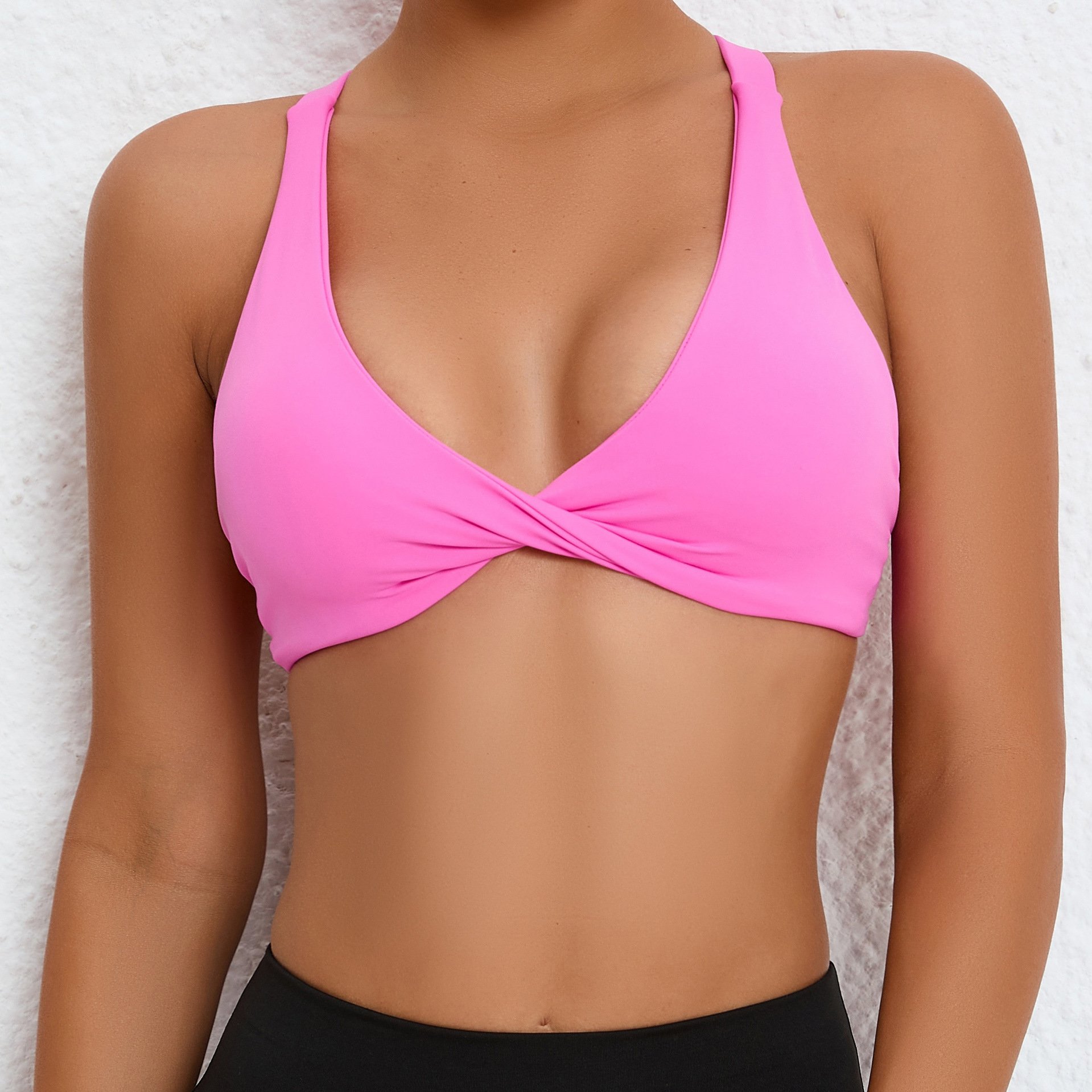 Gym Yoga Wear Tight Quick-Drying Sports Bra Fitness Top Breathability Lingerie Women Women's Clothing Activewear