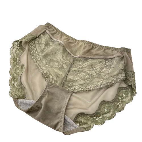 Newest Fashion Woman French Bra And Panty Sets Ladies Sexy Green Bra