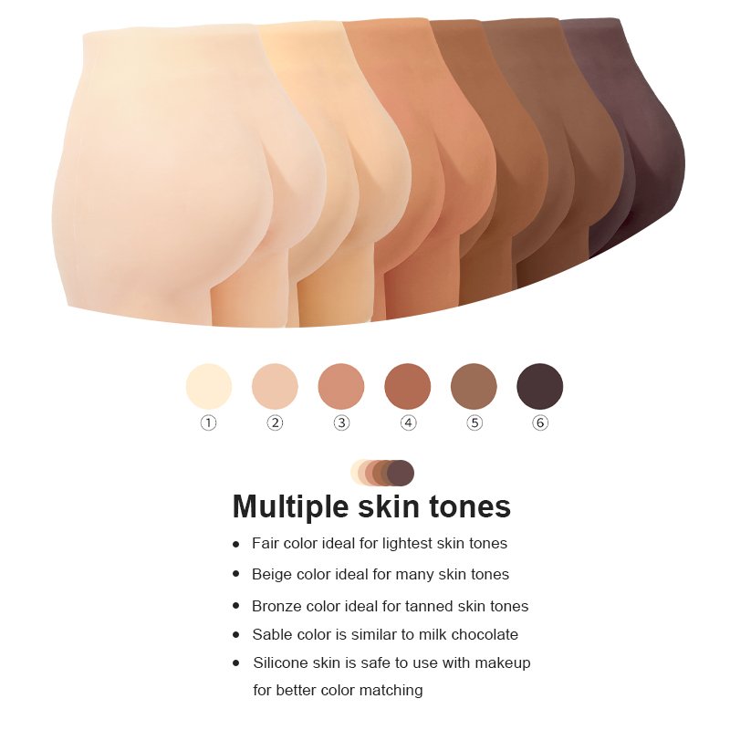 Silicone Butt Artificial Open Crotch Hip Lifter Buttock Silicone Hips And Butt Lifter Bum Lift Shaper Silicone Buttocks