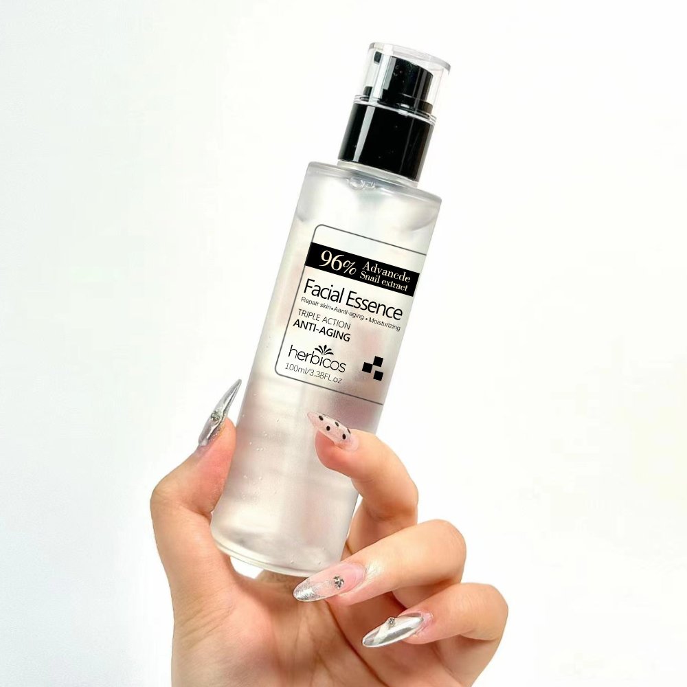 Herbicos bulk Advanced Snail 96 Mucin Power Essence OEM skincare manufacturer Face Anti Aging Whitening Snail serum