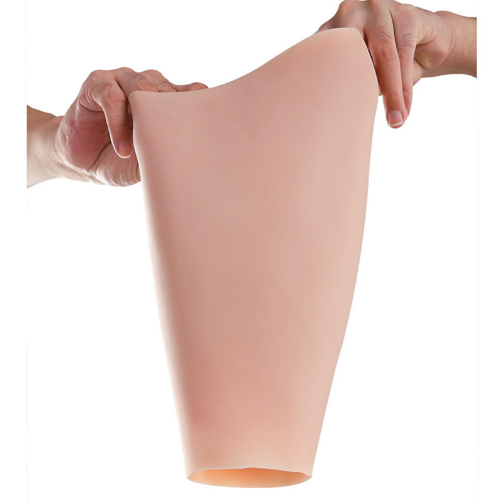 Hot-Selling Silicone Thigh Correctors Calf Pad Soft Leg Enhance Shaper for Men or Women Birthmark Scar Cover for Breast Form