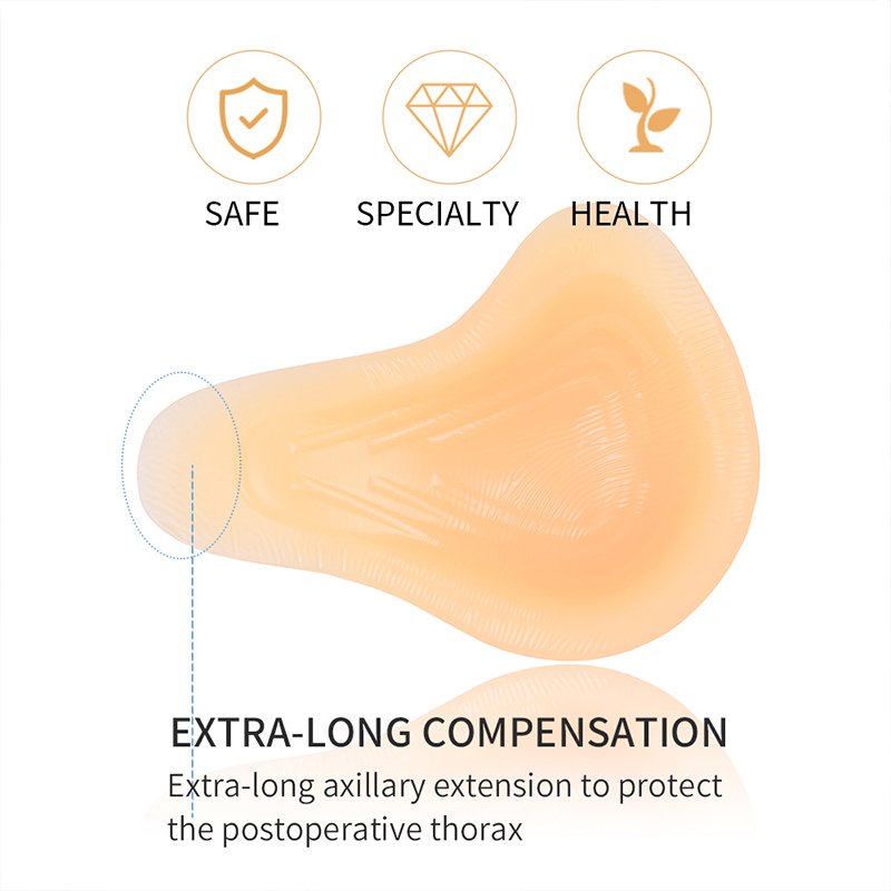 XXINXINMEI Mastectomy Silicone Breast Prosthesis Breast Insert with Pocket Bra breast forms