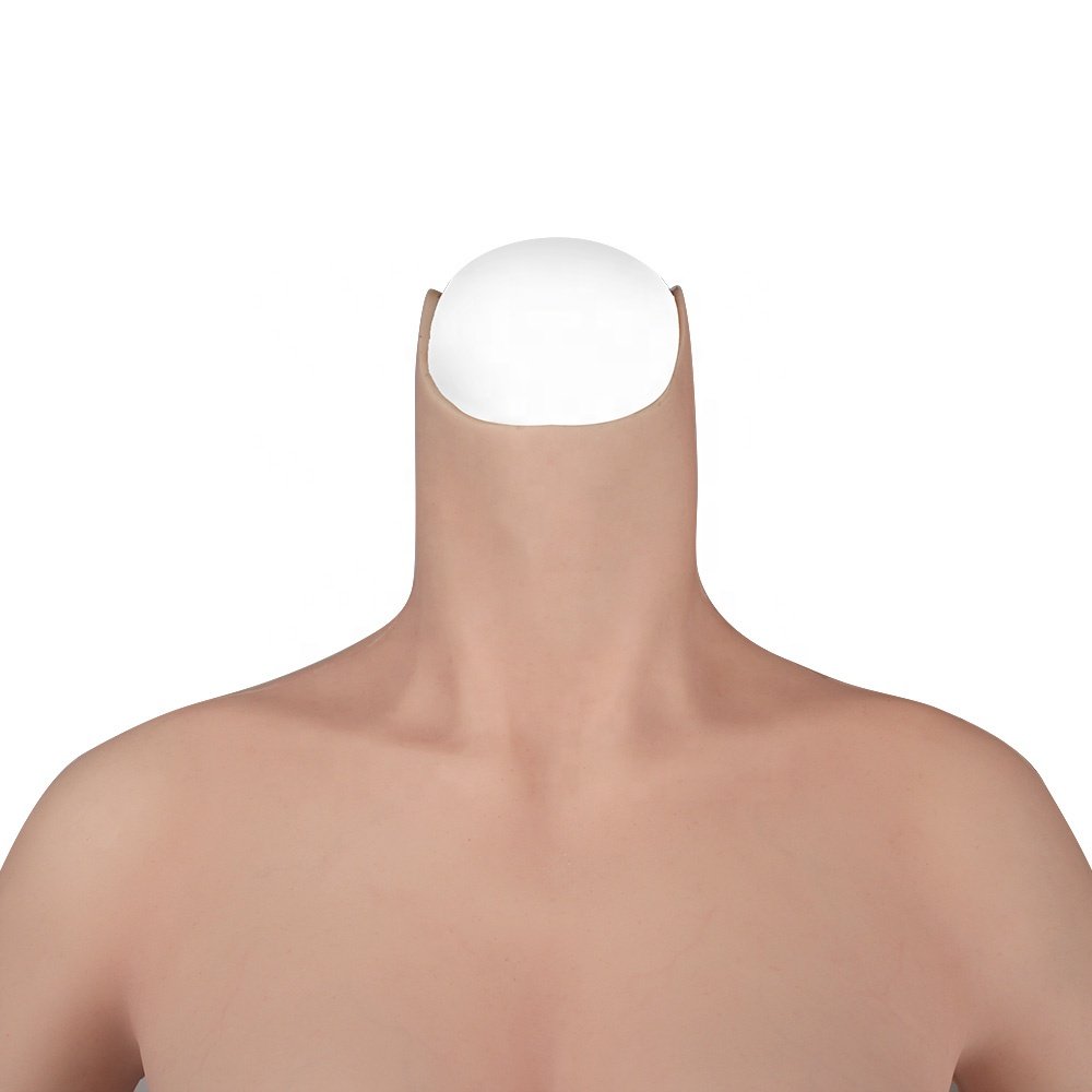 Realistic Silicone Breast Forms Ankle Length Women Transgender Crossdresser Full Body Silicone Bodysuit Male to Female