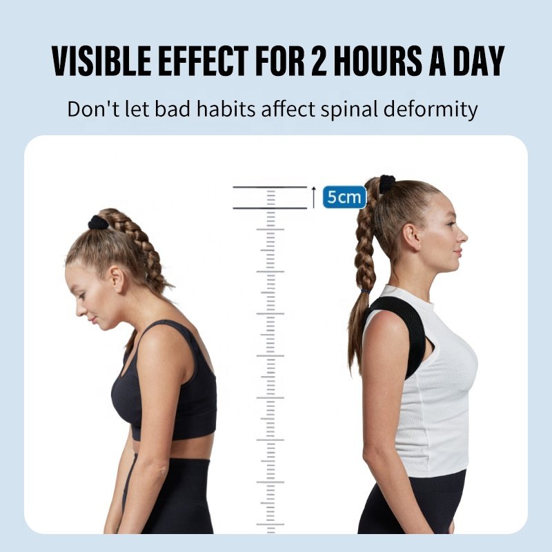 Back Posture Corrector Adjustable Clavicle Brace Support Strap Correction for Men and Women