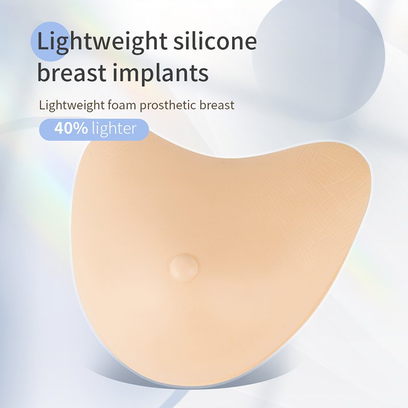 QLV Light Weight Mastectomy Breast Form Shape Silicone Boob for Breast Cancer Women 145-380g/pc