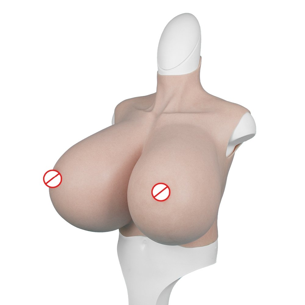 Cosplay Comfortable Super Soft Wearable Silicone Fake Big Tits S Z Cup Huge Boobs For Transgender Crossdresser