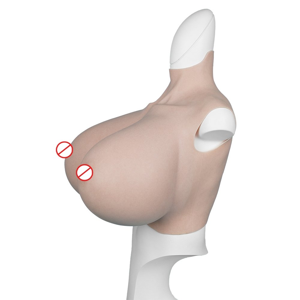 Cosplay Comfortable Super Soft Wearable Silicone Fake Big Tits S Z Cup Huge Boobs For Transgender Crossdresser