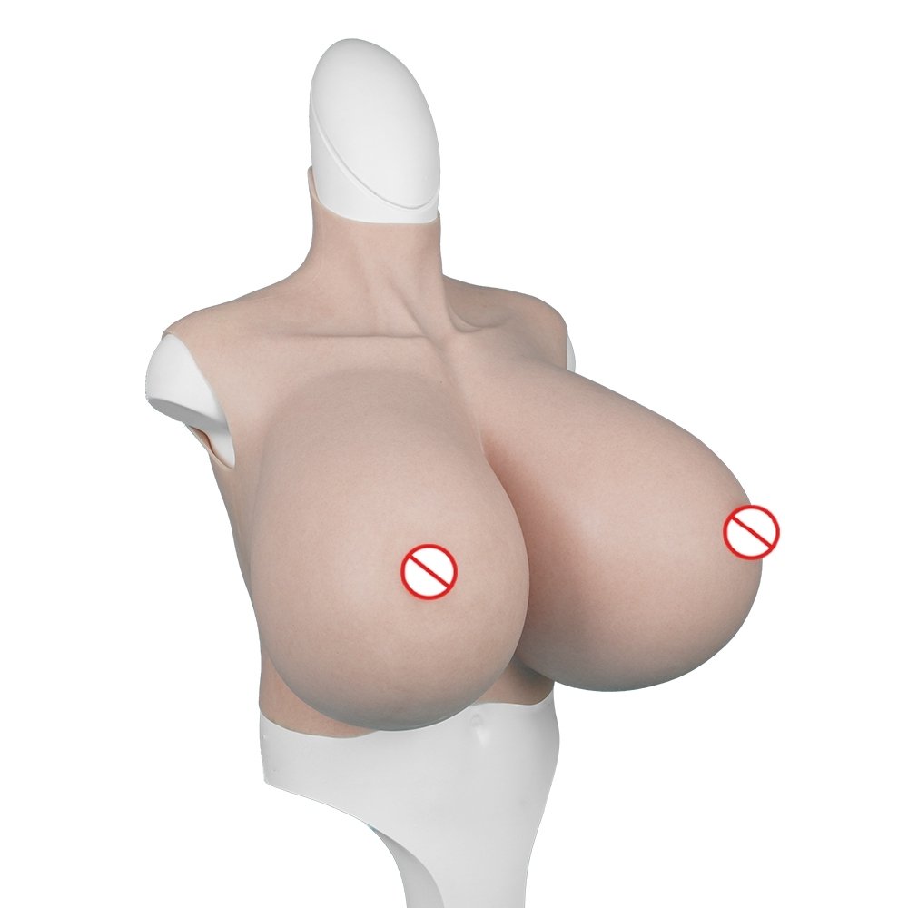 Cosplay Comfortable Super Soft Wearable Silicone Fake Big Tits S Z Cup Huge Boobs For Transgender Crossdresser