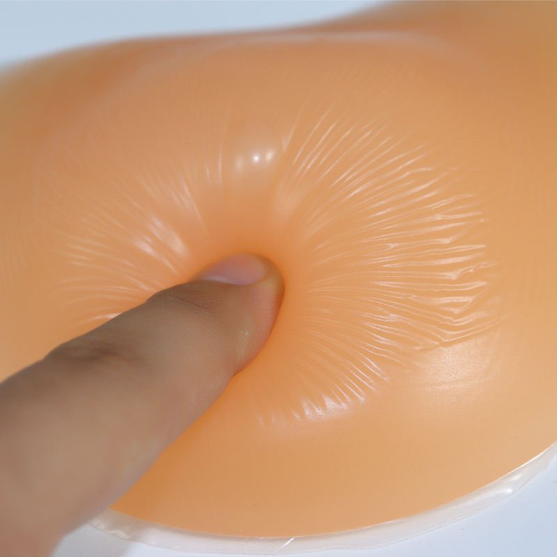 Mastectomy Silicone Breast Form Postoperative Triangle Shape Realistic Fake Boobs For Girls Woman