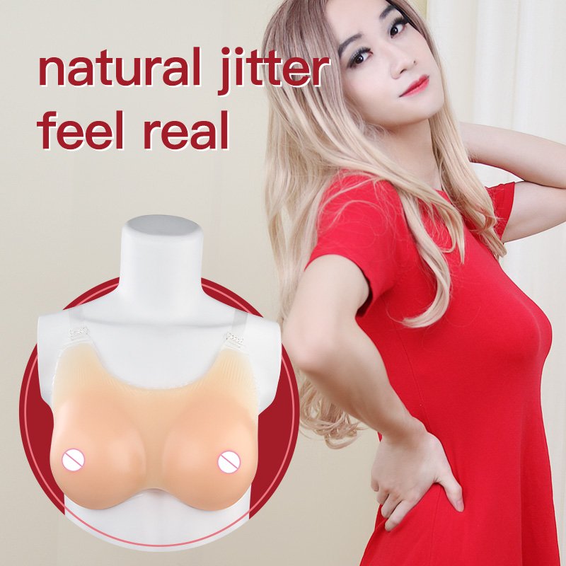Cheap False Artificial Breast Form Silicone Gel Breast Drag Queen Boobs Soft Natural 100% Silicone Big Boobs for Plump or Sexy