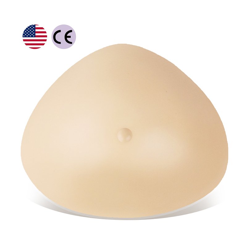 XXM Light Weight Silicone Prosthesis Breast Form Triangle Shape Breast Silicone Prosthesis For Post Surgery