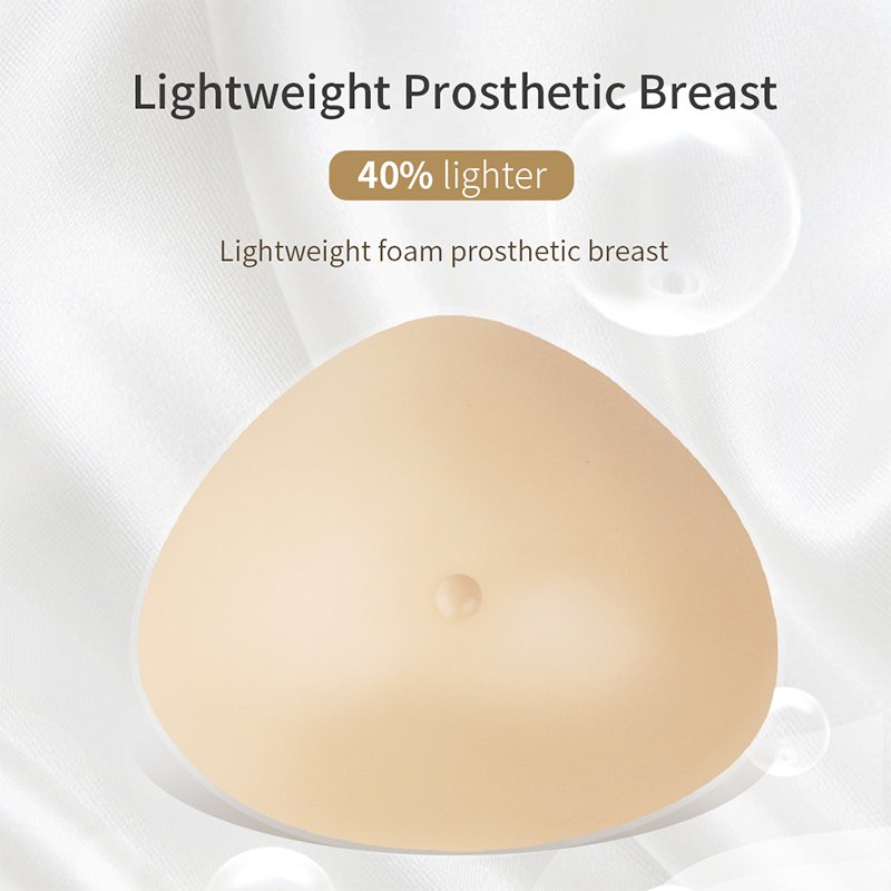 XXM Light Weight Silicone Prosthesis Breast Form Triangle Shape Breast Silicone Prosthesis For Post Surgery