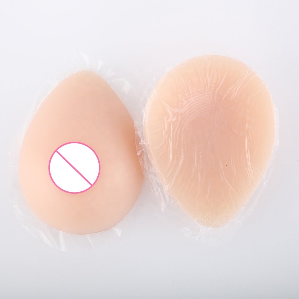 Oem High Quality Realistic Silicon Boobs Breast Prosthesis Self Adhesive Forms Artificial