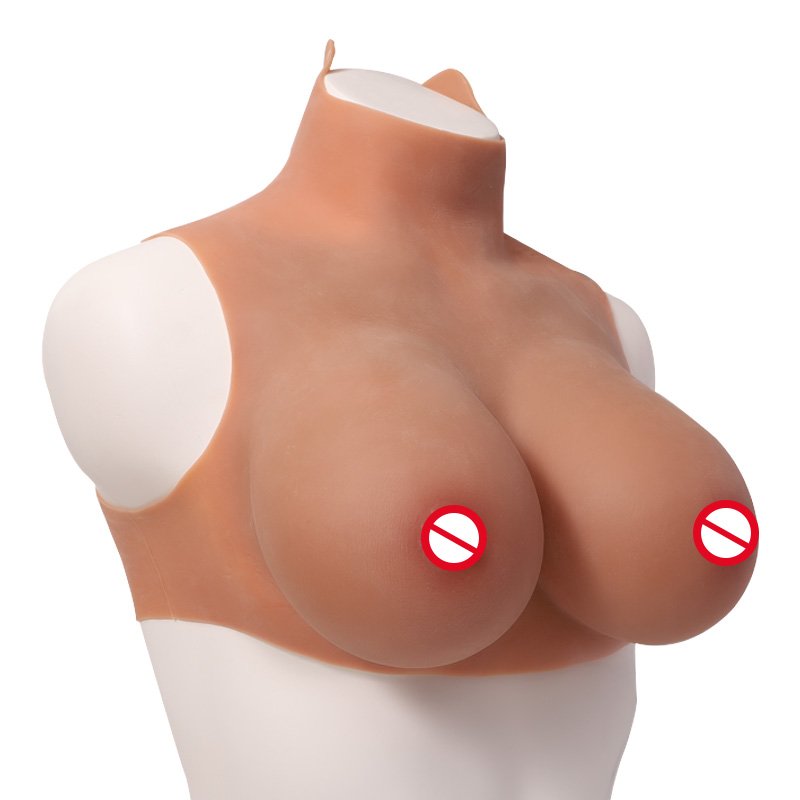 Silicone Breast plate B-F Cup Fake Boobs Breast Forms Realistic Fake Breasts for Crossdresser Transgender Drag Queen