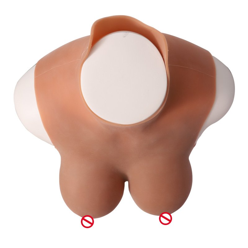 Silicone Breast plate B-F Cup Fake Boobs Breast Forms Realistic Fake Breasts for Crossdresser Transgender Drag Queen