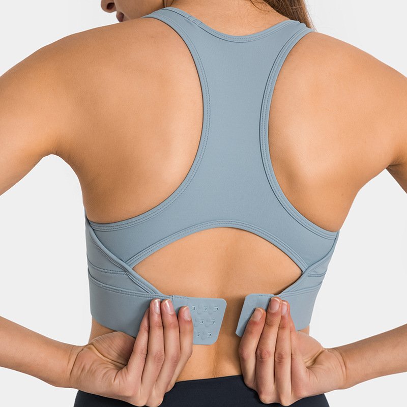 High-strength Sports Underwear Easy To Wear And Take Off Shock-proof Anti-sagging Breast Bra Training Fitness Running Vest