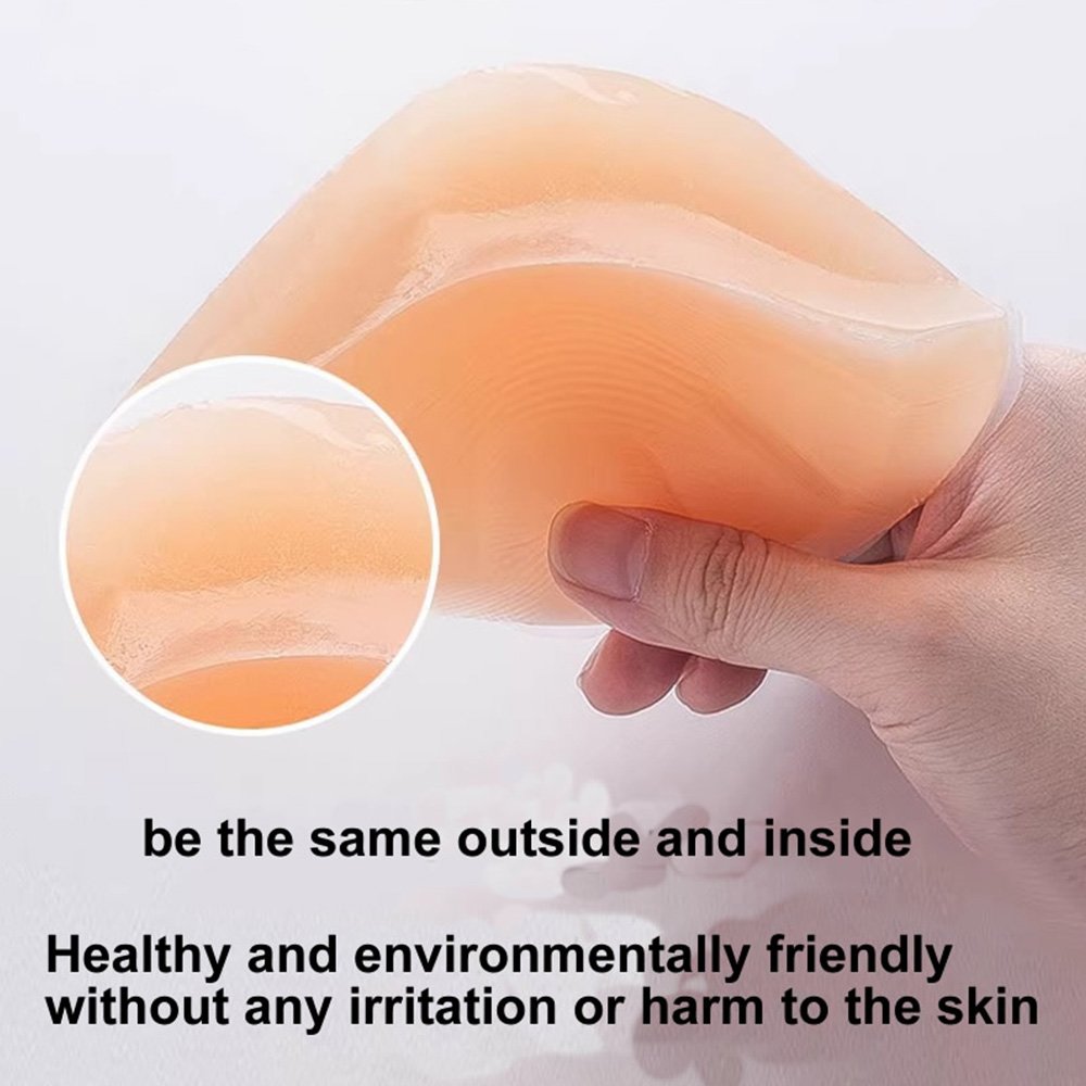 One Piece Triangle Silicone Breast Forms Mastectomy Prosthesis Bra Enhancer Inserts Concave Bra Pads Artificial Breasts