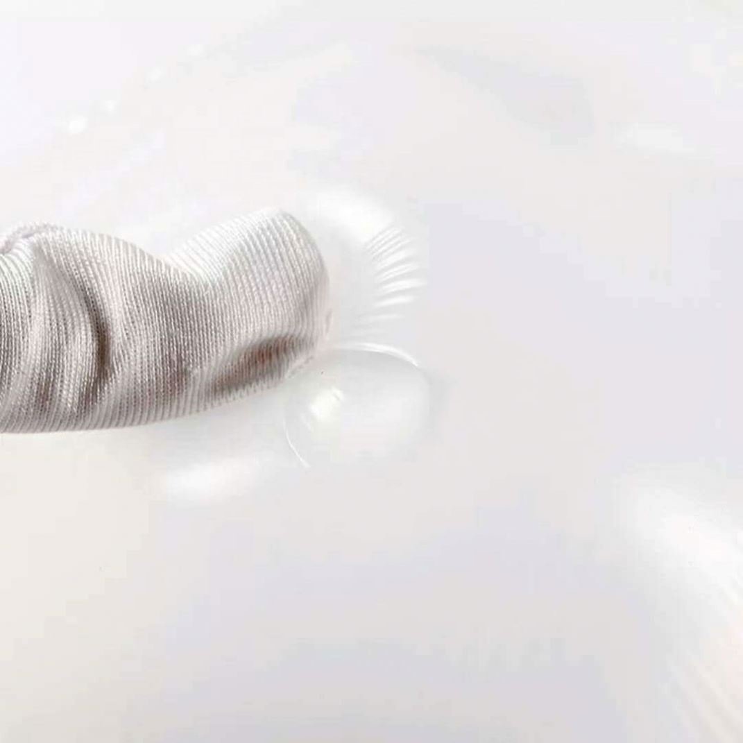 Silicone Breast Form Woman Boob Artificial Breast Prosthesis Transparent 100% Silicone Triangle Shape without nipple