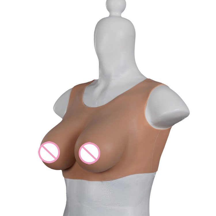B08 US Warehouse E cup silicone boobs artificial round shape wearing breast silicon bust form for crossdresser