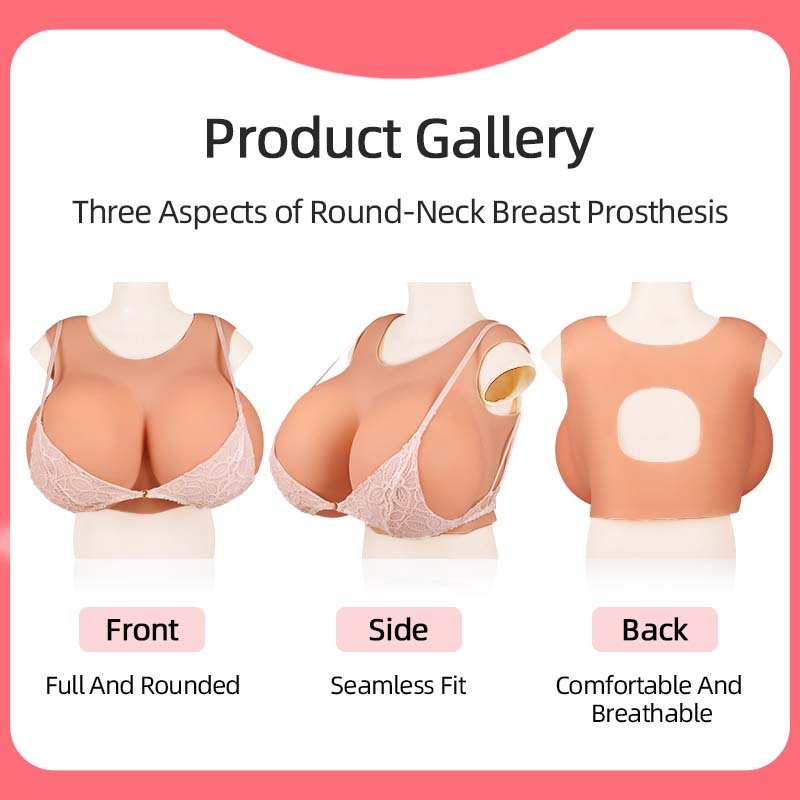 G Cup L Size Breast Brown Black Silicone Boobs Huge FakeBoobs False Breast Silicone Breast Forms for Crossdressing Drag Queen