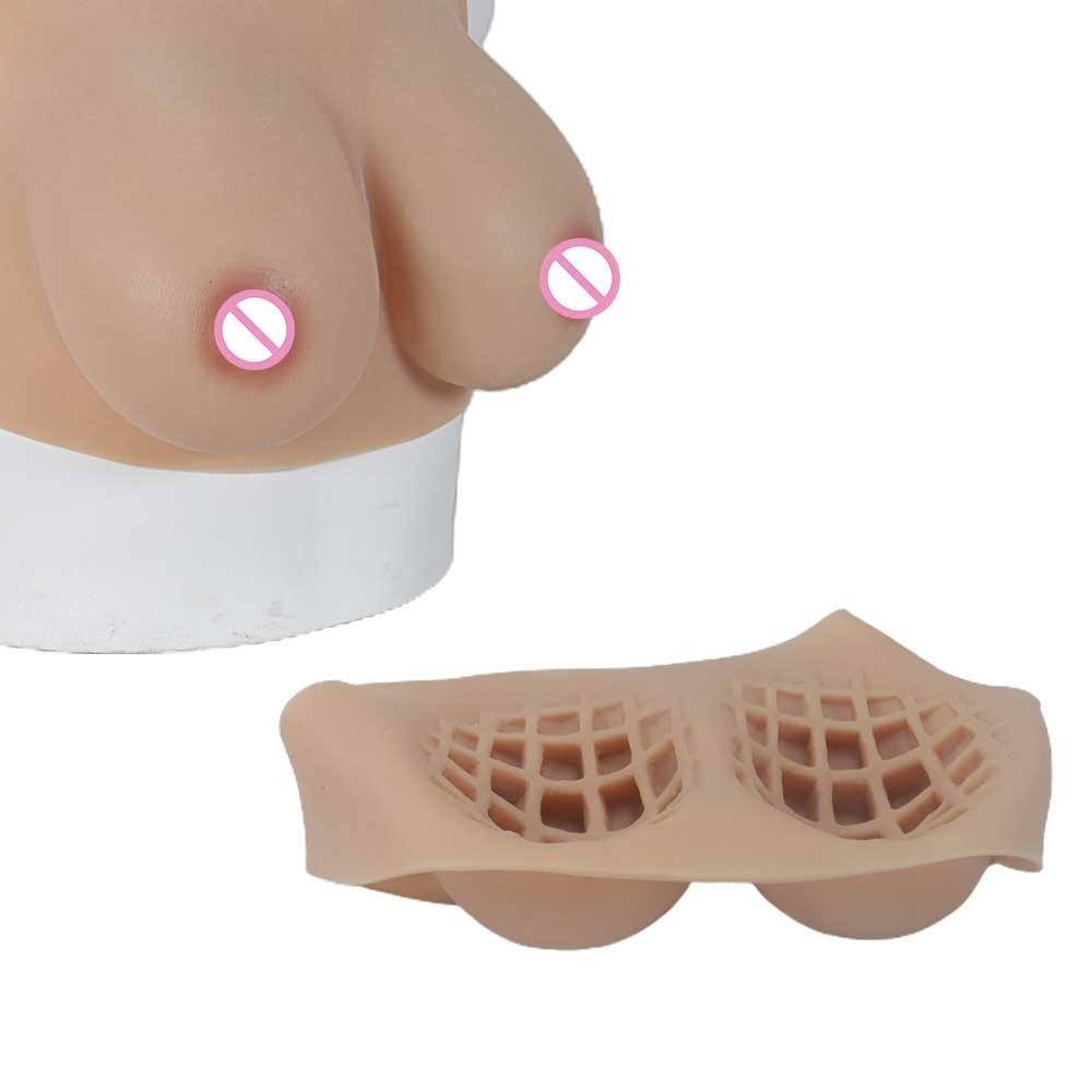 Breast Cancer Artificial Natural Fake Boobs Realistic Silicone Breast Forms For Patients Post-Operative Rehabilitation