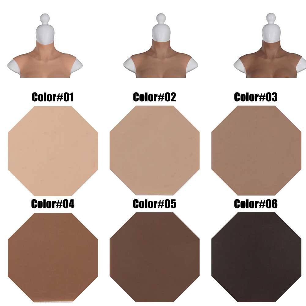 D Cup Lifelike Breast Forms With Arms False Plump Boobs Half Body For Transgender Male To Female Halloween Party