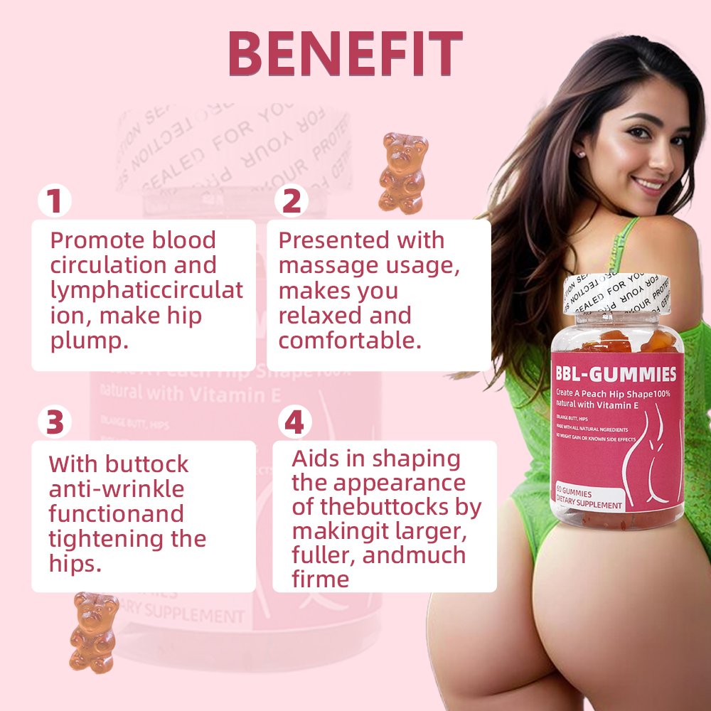 Healthcare Supplements Breast Enlargement Gummies Butt Booster Products Butt Enhancement Gummy