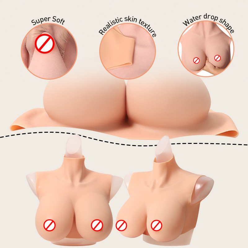 Soft Natural 100% Silicone Boobs False Artificial Breast crossdresser Silicone Breast Forms Underwear Accessories bra for women